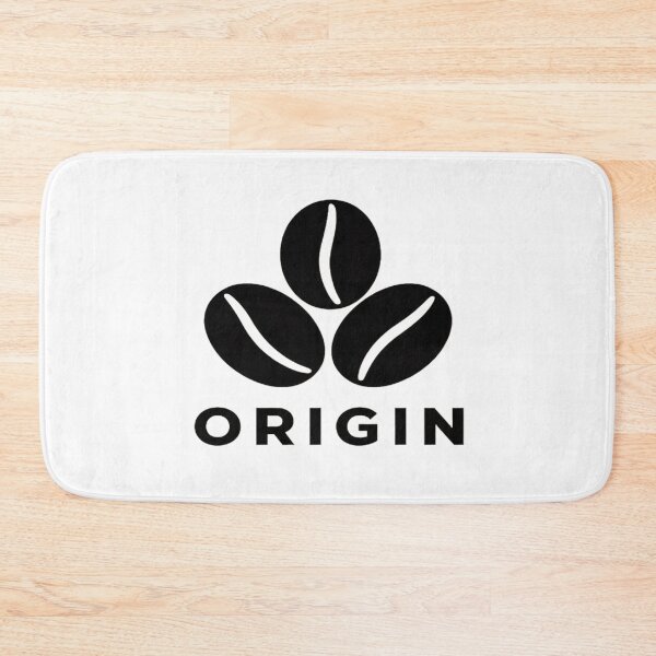 Item preview, Minimalist Coffee Bean Logo – ORIGIN Modern Branding Design for Cafés, Packaging & Merch designed and sold by Bright Nest Studio.