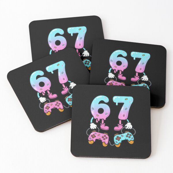 Item preview, 67 Gamer Number Cute Drip Gaming Style designed and sold by FGTV2021.