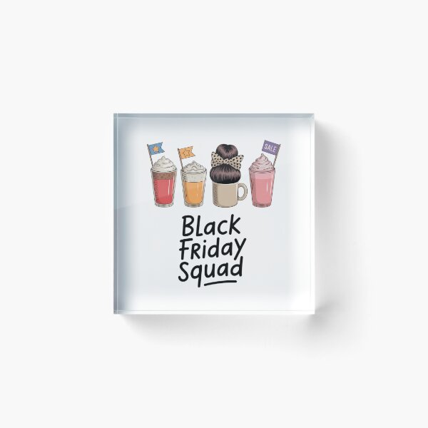 Item preview, Black Shopping Friday Squad Coffee Cups Coffee Lovers designed and sold by IdunayaStore.