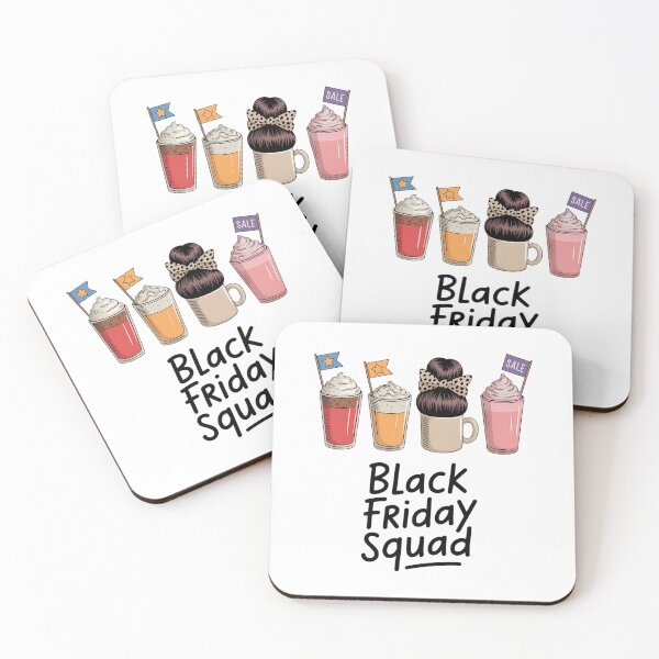 Item preview, Black Shopping Friday Squad Coffee Cups Coffee Lovers designed and sold by IdunayaStore.