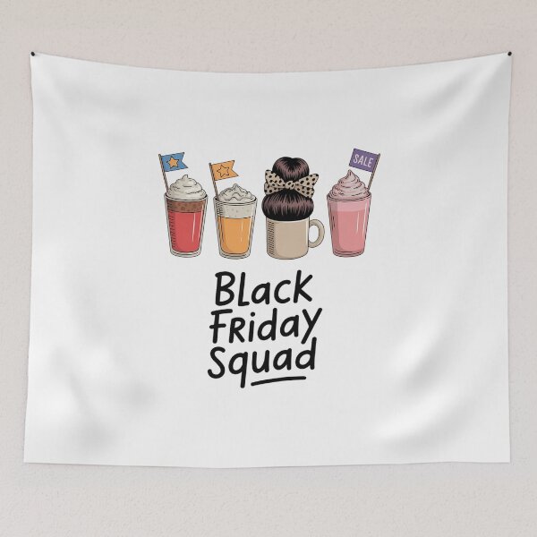 Item preview, Black Shopping Friday Squad Coffee Cups Coffee Lovers designed and sold by IdunayaStore.