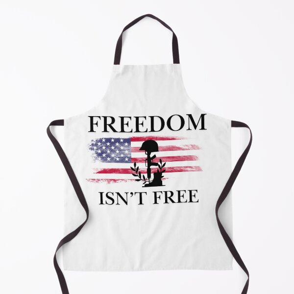 Item preview, Freedom Isn't Free USA Military Memorial Independence Day Flag designed and sold by AussieMomma.