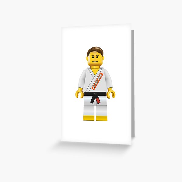 Jiu-jitsu Maniac Black Belt Greeting Card