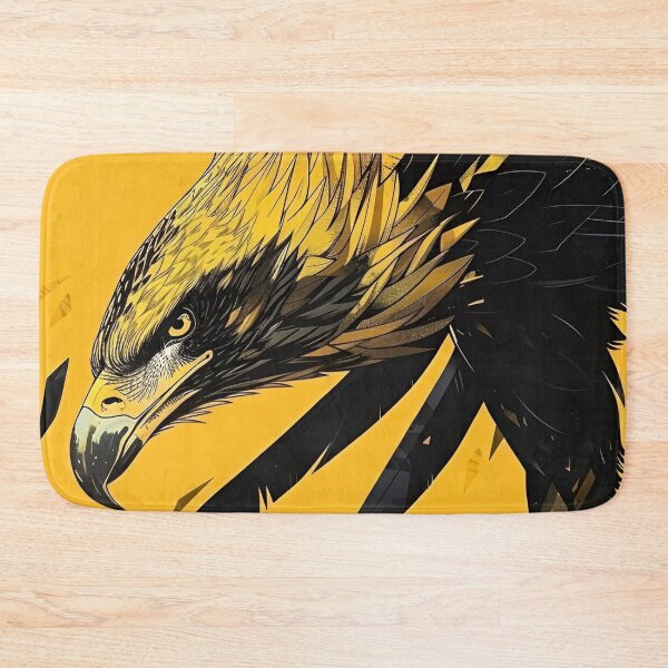 Item preview, Fierce Golden Eagle – Powerful Black and Gold Predator Bird Illustration designed and sold by Dyan4.