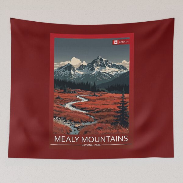 Item preview, Mealy Mountains National Park Canada Travel designed and sold by Thistle-TShop.