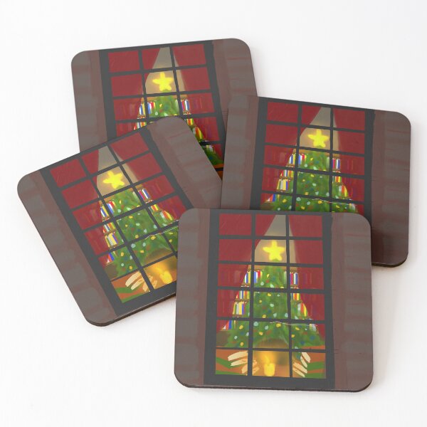 Item preview, Christmas Bookish Window View designed and sold by bookstackdream.