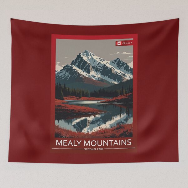 Item preview, Mealy Mountains National Park Canada Travel designed and sold by Thistle-TShop.