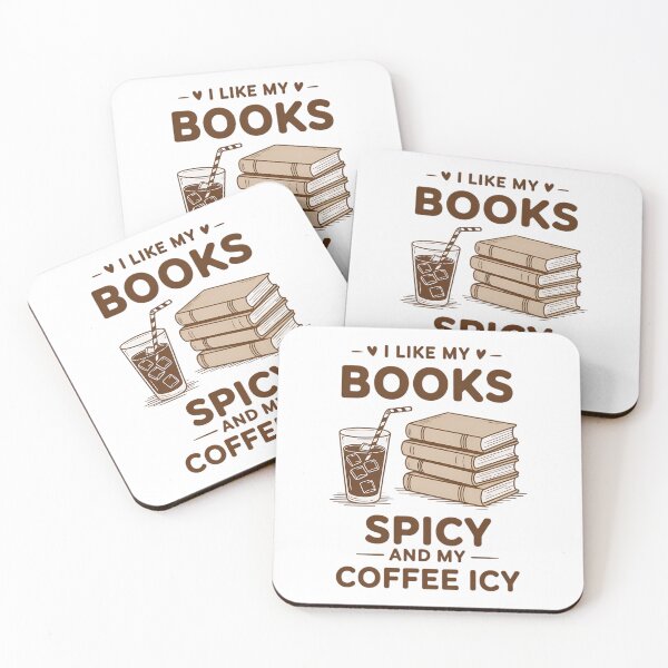 Item preview, Bookish Bookworm I Like My Books Spicy And My Coffee Icy designed and sold by IdunayaStore.