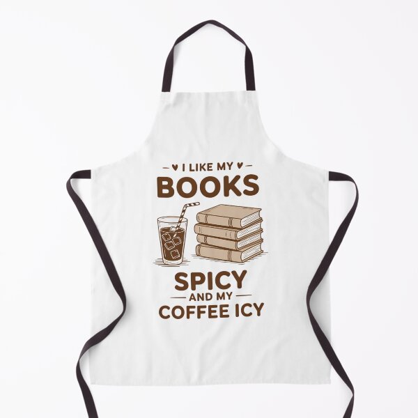 Item preview, Bookish Bookworm I Like My Books Spicy And My Coffee Icy designed and sold by IdunayaStore.
