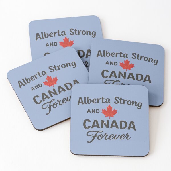 Item preview, Alberta Strong & Canada Forever - Proud Canadian Heritage Design designed and sold by HowToCanadian.