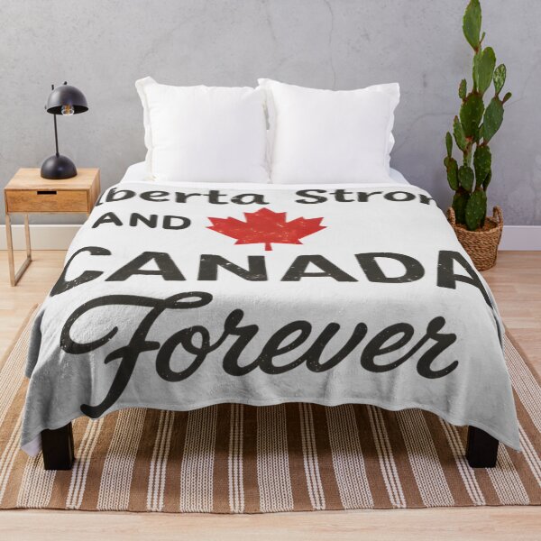 Item preview, Alberta Strong & Canada Forever - Proud Canadian Heritage Design designed and sold by HowToCanadian.