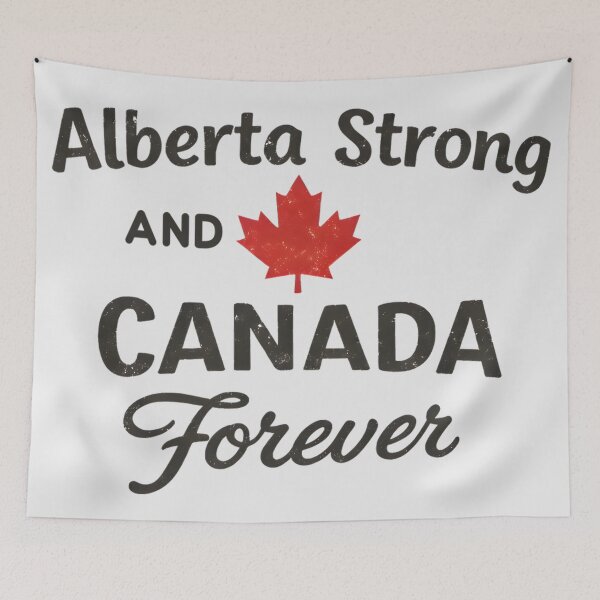 Item preview, Alberta Strong & Canada Forever - Proud Canadian Heritage Design designed and sold by HowToCanadian.