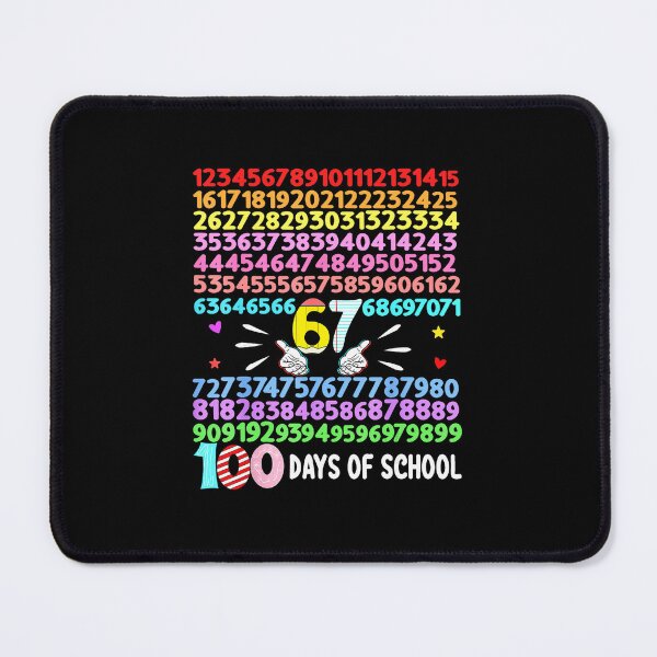 Item preview, 100 Days of School Numbers Pattern Colorful School designed and sold by gladysenglish.