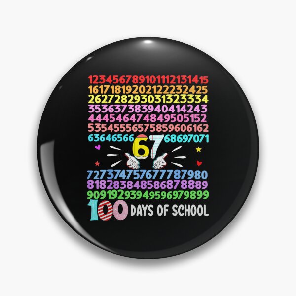 Item preview, 100 Days of School Numbers Pattern Colorful School  designed and sold by gladysenglish.