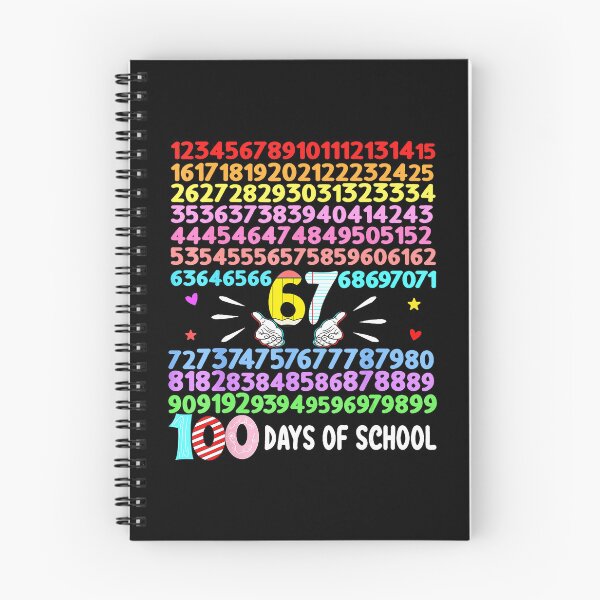 Item preview, 100 Days of School Numbers Pattern Colorful School  designed and sold by gladysenglish.