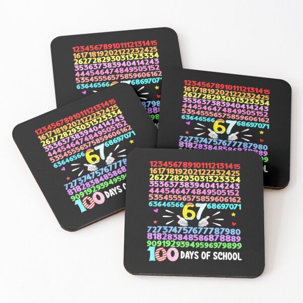 Item preview, 100 Days of School Numbers Pattern Colorful School  designed and sold by gladysenglish.