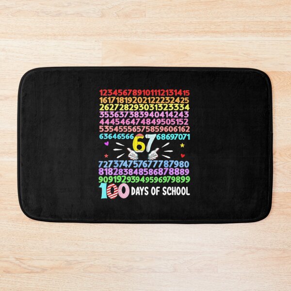 Item preview, 100 Days of School Numbers Pattern Colorful School  designed and sold by gladysenglish.