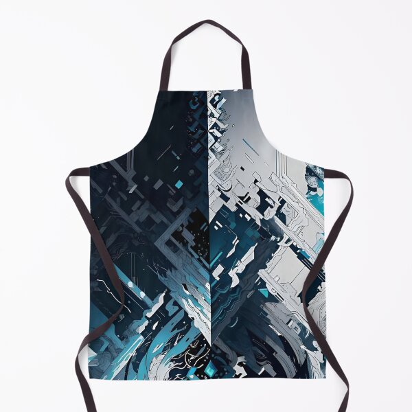 Item preview, Futuristic Cyberpunk Abstract – Sci-Fi Portal Geometric Tech Art designed and sold by Dyan4.