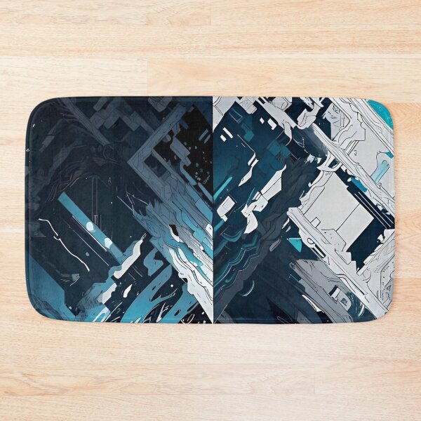 Item preview, Futuristic Cyberpunk Abstract – Sci-Fi Portal Geometric Tech Art designed and sold by Dyan4.