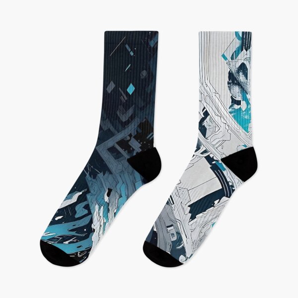 Item preview, Futuristic Cyberpunk Abstract – Sci-Fi Portal Geometric Tech Art designed and sold by Dyan4.