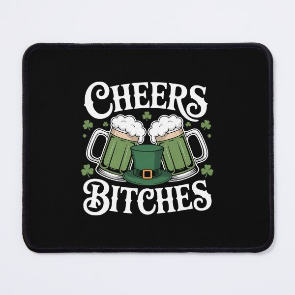 Item preview, Cheers Bitches St Patricks Day Lucky Irish Shamrock designed and sold by FaithAbbott.