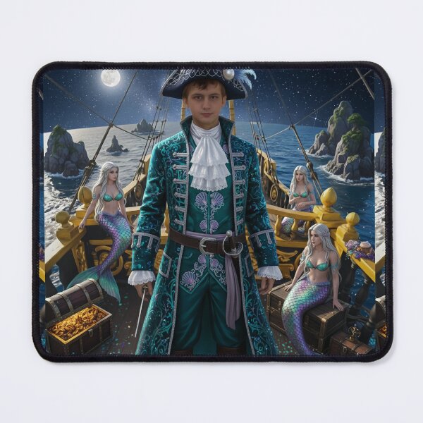 Item preview, Pirates in fantazi world magick boat and ocean designed and sold by Nalimkibard.