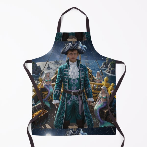 Item preview, Pirates in fantazi world magick boat and ocean designed and sold by Nalimkibard.