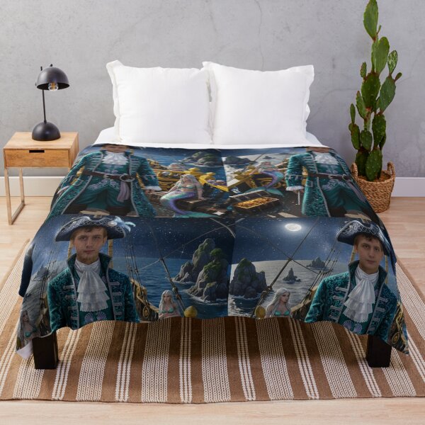Item preview, Pirates in fantazi world magick boat and ocean designed and sold by Nalimkibard.