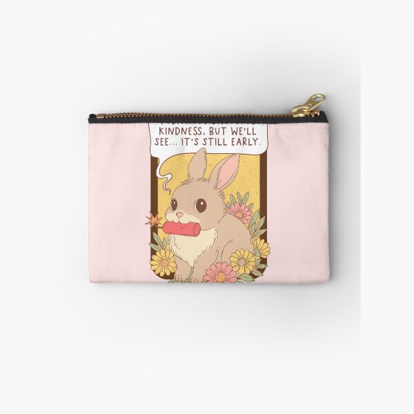 Item preview, Cute Funny Bunny – Choosing Kindness But It’s Still Early designed and sold by Jess.a.creates.