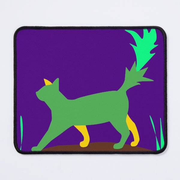 Item preview, Emerald Night Spirit: Minimalist Magic Cat designed and sold by ZorianArt.