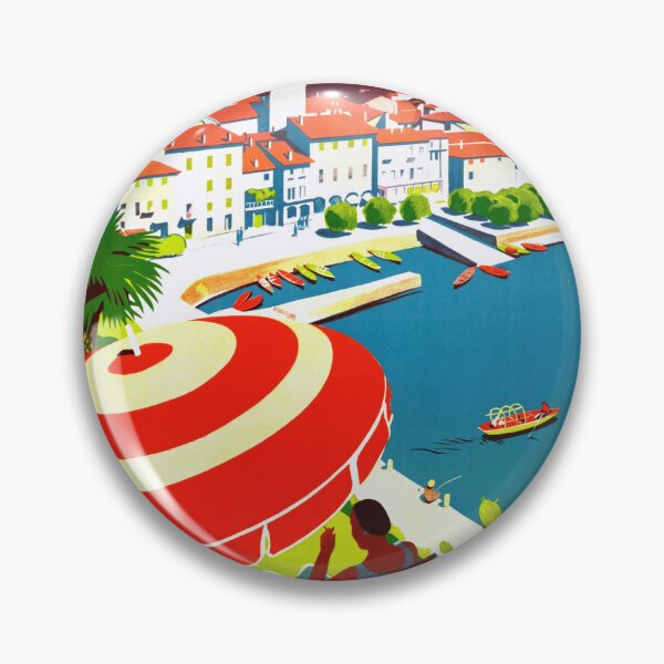 Artikelvorschau, Vintage Ascona Reiseposter | Mid-Century Kunstdruck | Tessin Schweiz Wanddekoration | Retro Lago Maggiore Tourismus | Farbenfrohe Landschaft entworfen und verkauft von artofuniverse.