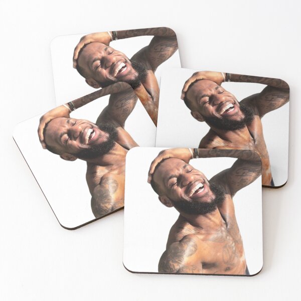 Item preview, Meme de LeBron sonriendo designed and sold by dazedstickerz.