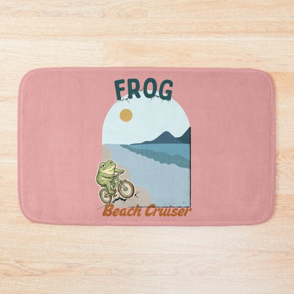 Item preview, Frog Beach Cruiser – Retro Vintage Cycling Frog Sunset Beach Graphic designed and sold by HOUSE OF TIST.