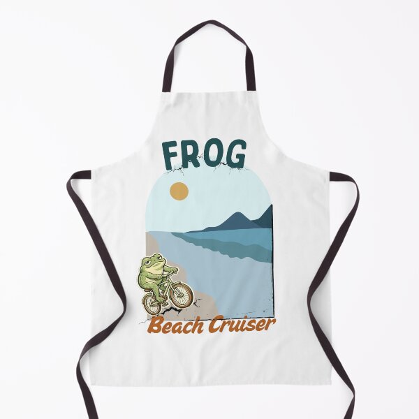 Item preview, Frog Beach Cruiser – Retro Vintage Cycling Frog Sunset Beach Graphic designed and sold by HOUSE OF TIST.