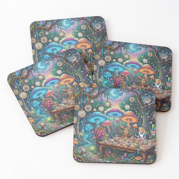 Item preview, Maximalist Surreal Wonderland Tea Party designed and sold by griez.