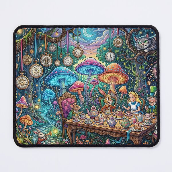 Item preview, Maximalist Surreal Wonderland Tea Party designed and sold by griez.