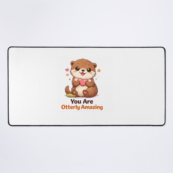 Item preview, You Are Otterly Amazing – Cute Otter Sticker for Animal Lovers designed and sold by Lovestickerco.