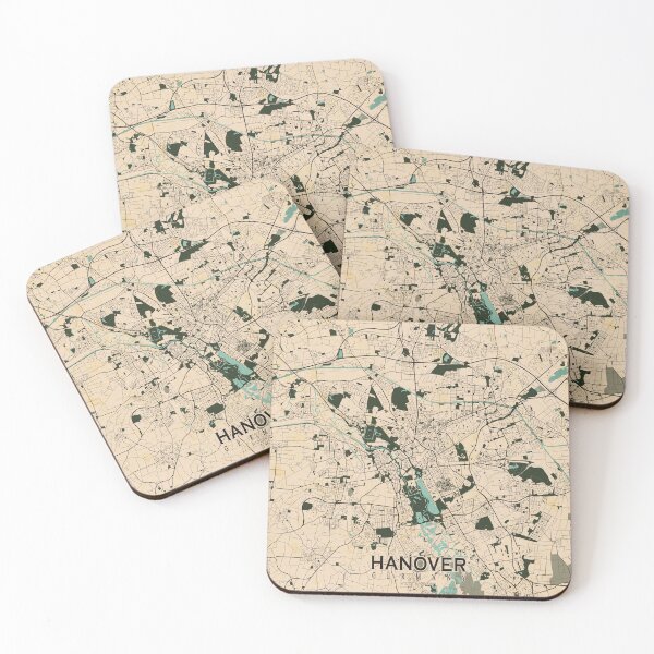 Item preview, Hanover City Map of Germany - Vintage designed and sold by deMAP.