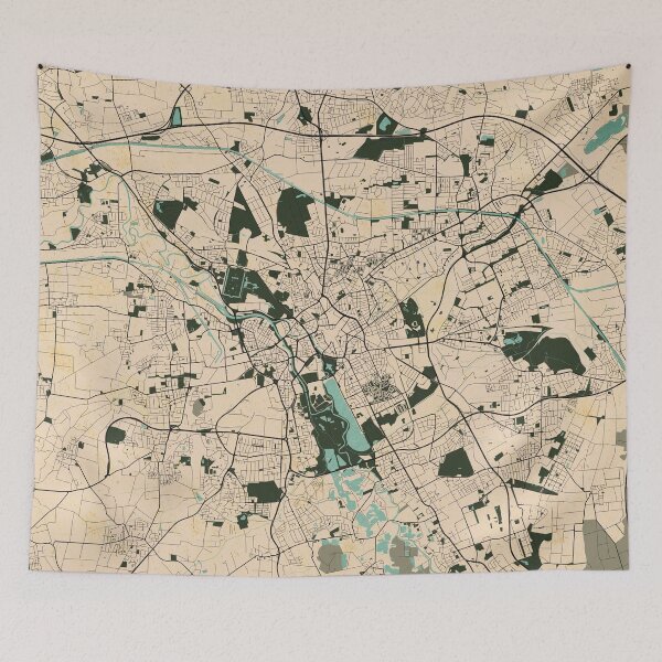 Item preview, Hanover City Map of Germany - Vintage designed and sold by deMAP.