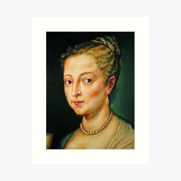 pearls - after Rubens Art Print