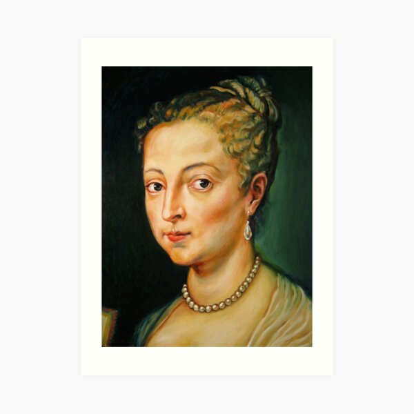pearls - after Rubens Art Print