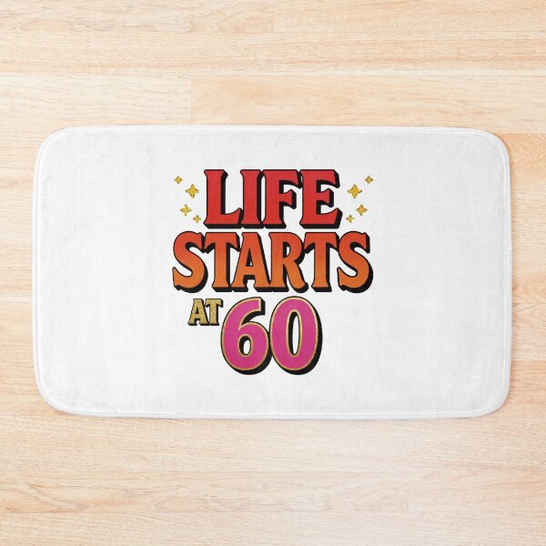 Item preview, Happy 60th Birthday-Life starts at 60. #2 designed and sold by EunsooLee.