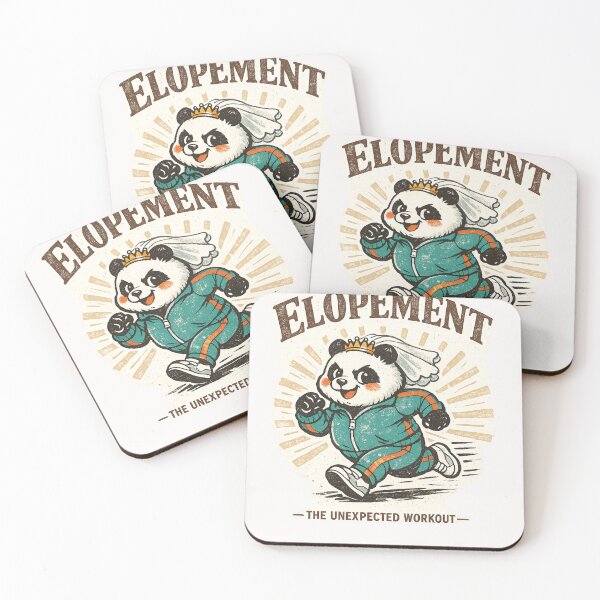 Item preview, Elopement The Unexpected Workout Funny Wedding Marriage Newlywed Gift designed and sold by Pawsome Quotes.