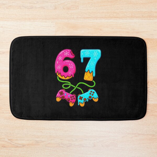 Item preview, 67 Days of School Melting Ice Cream Numbers Fun designed and sold by FGTV2021.
