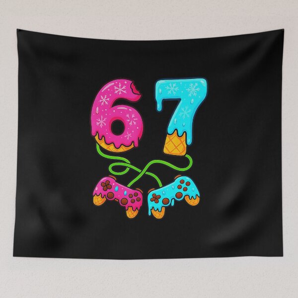 Item preview, 67 Days of School Melting Ice Cream Numbers Fun designed and sold by FGTV2021.