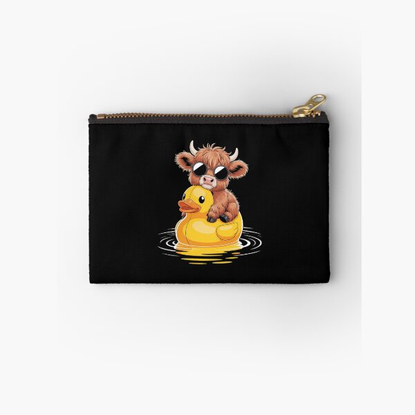 Item preview, Cute Highland Cow Duck Pool Float Summer Vibes Swimming designed and sold by FaithAbbott.