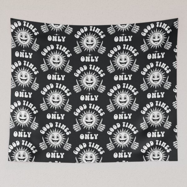 Item preview, Smiling Sun – Retro Good Times Only Positive Vibes designed and sold by Taans-Creation.