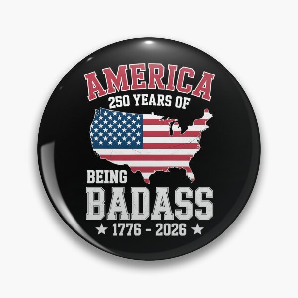 Item preview, America 250 Years Being Badass US Flag designed and sold by FaithAbbott.