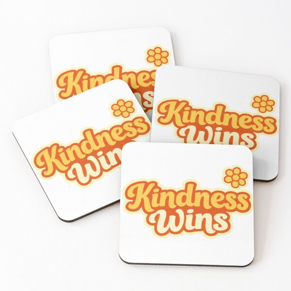 Item preview, Kindness Wins Retro Typography | Positive Kindness Quote Design designed and sold by NuniDesigns.