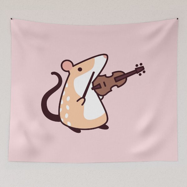 Aperçu de l'œuvre rat violon ! créée et vendue par HayItsNay.